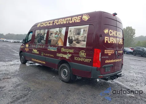 2024 Mercedes-Benz Sprinter 2500 High Roof 4-Cyl Diesel Ho from USA, damaged, VIN W1Y4NCHY4RT189919